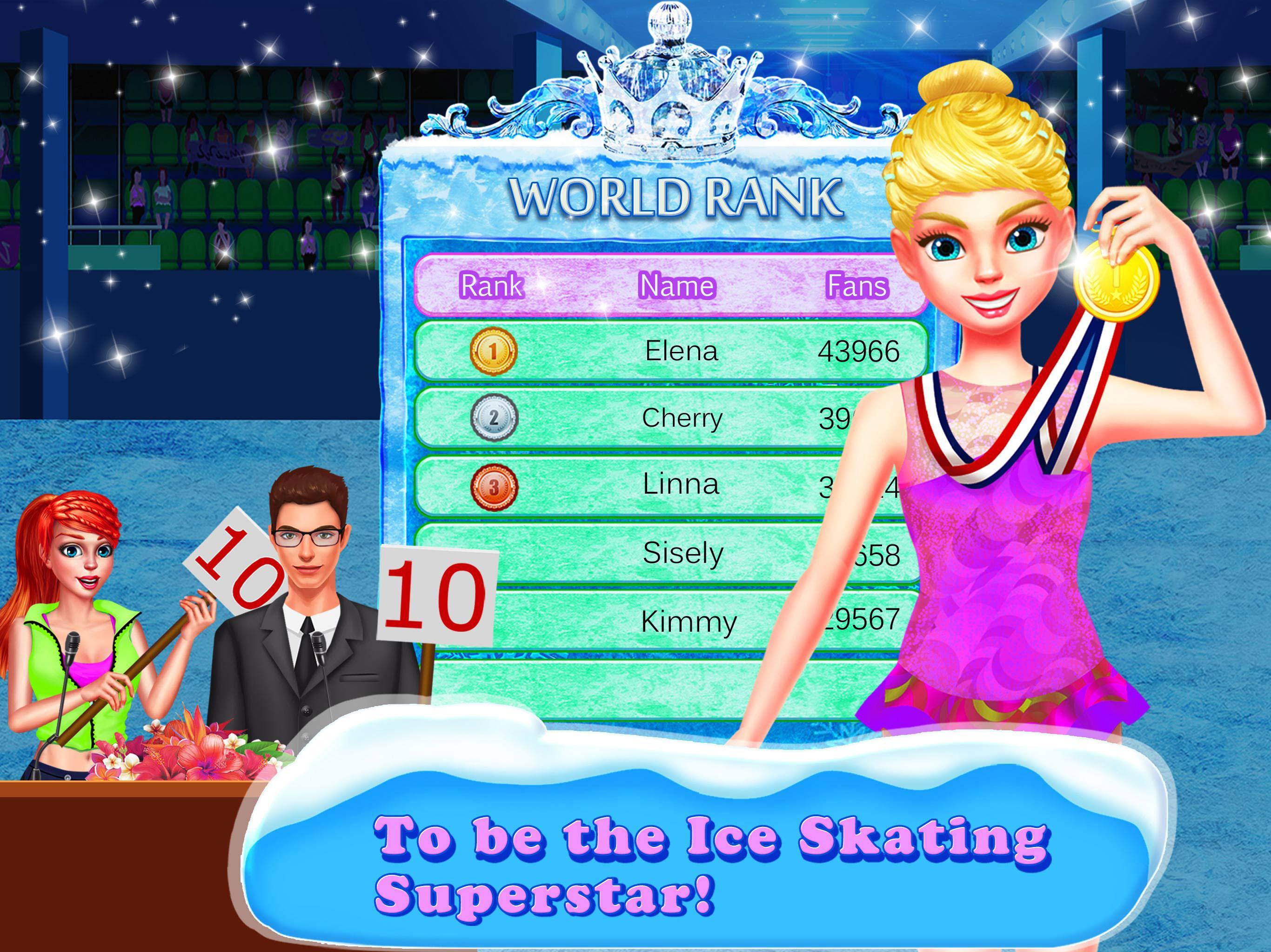 Ice Skating Ballerina: Winter  Game Screenshot