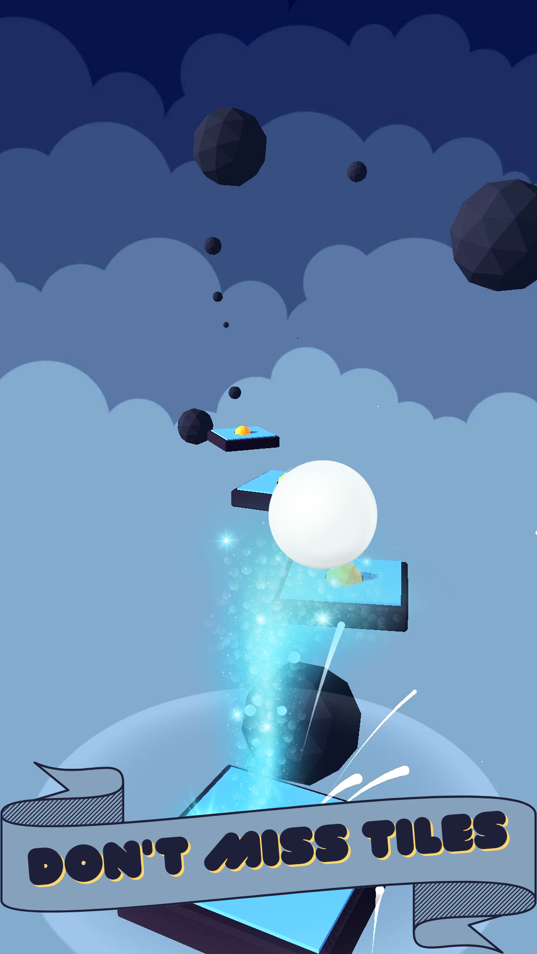 Screenshot of Sky Rolling Ball Game 3D Music