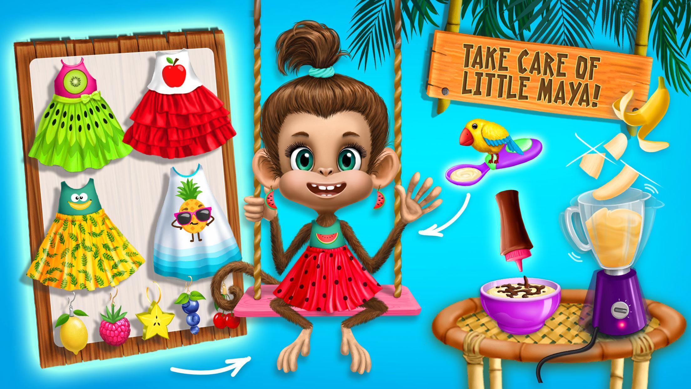 Jungle Animal Hair Salon 2 Game Screenshot