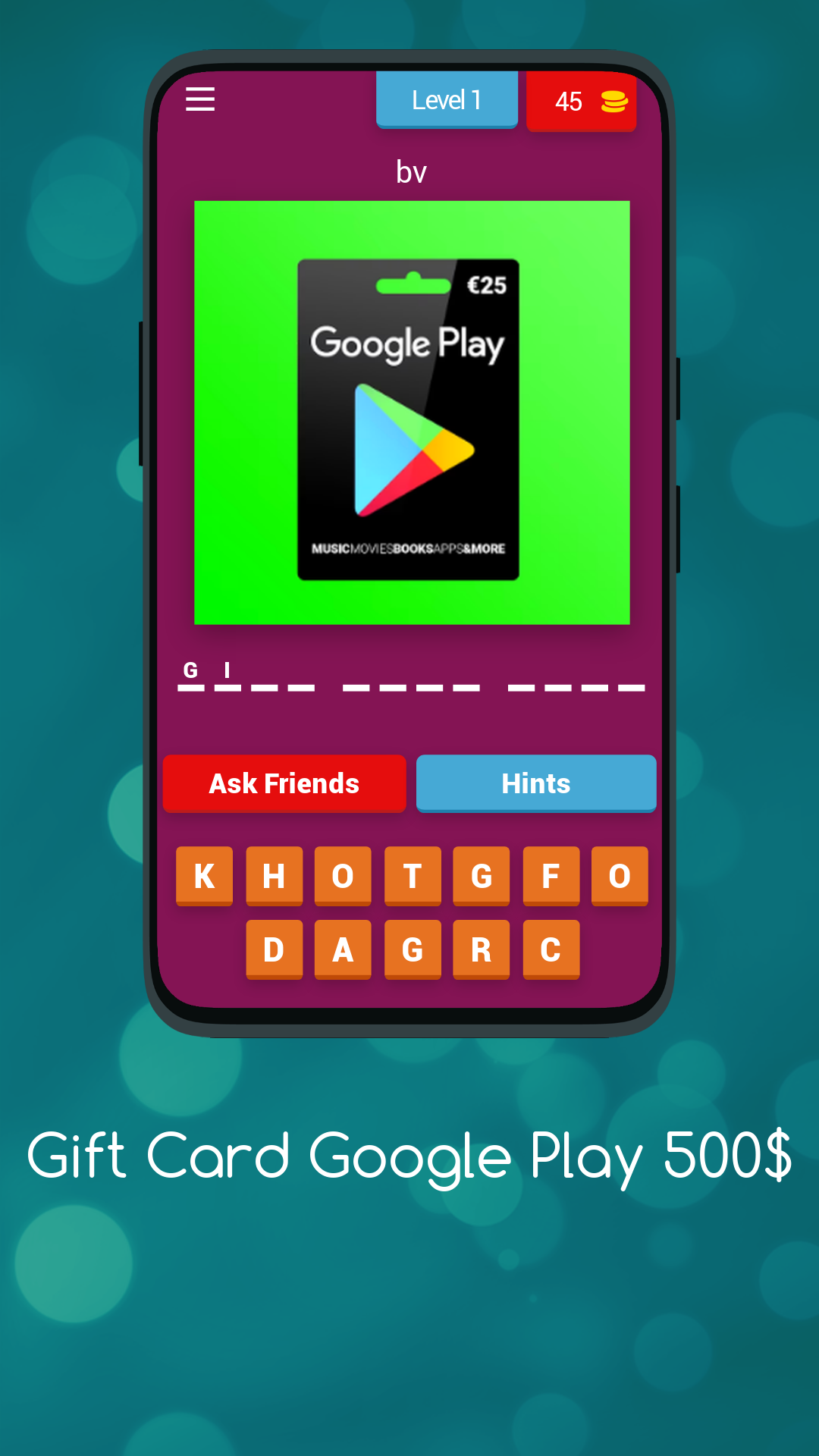 Google Play  dr500 Card Win Game Screenshot