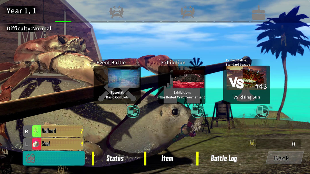 Screenshot of Fight Crab 2