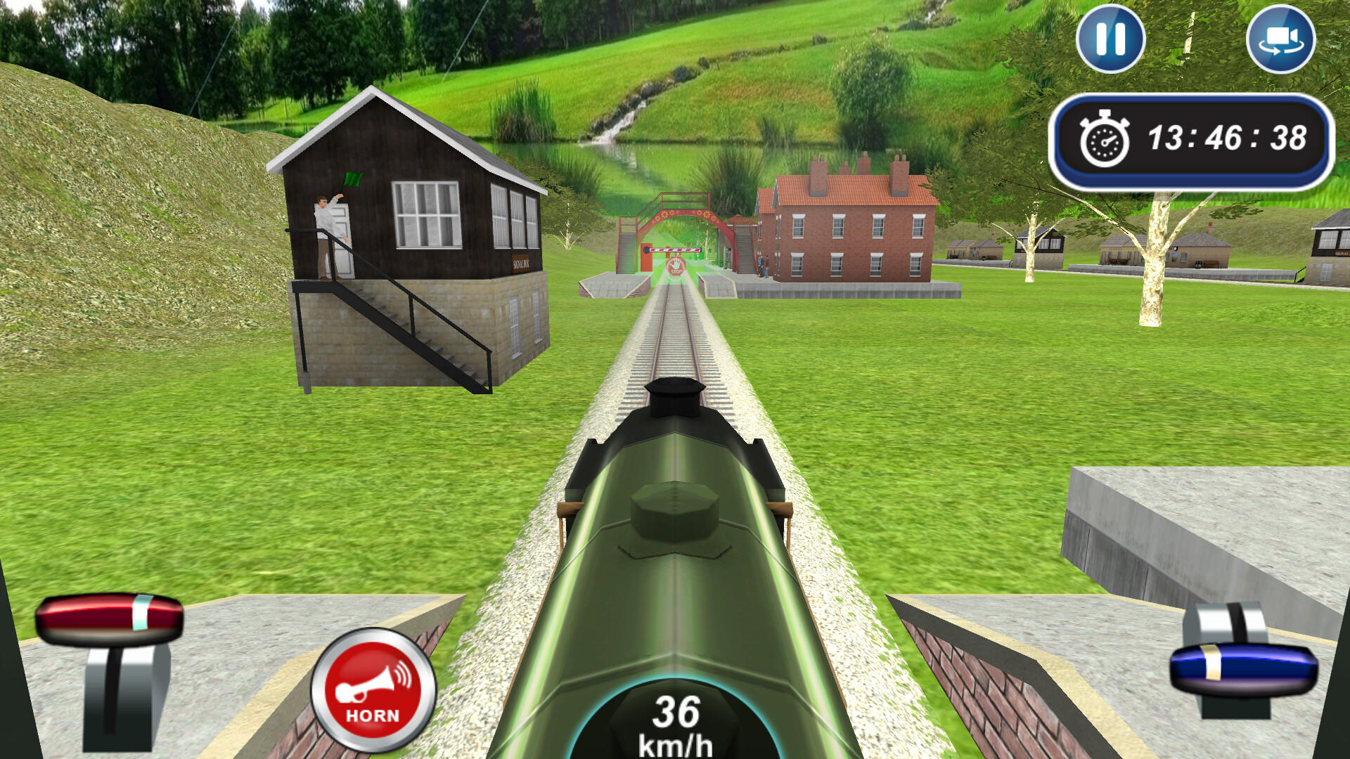 Screenshot of Eastern Europe Train Sim 2