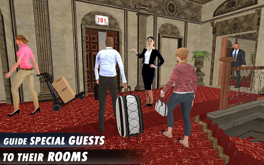 虛擬 經理 工作 模擬器 五 星 旅館 遊戲遊戲截圖