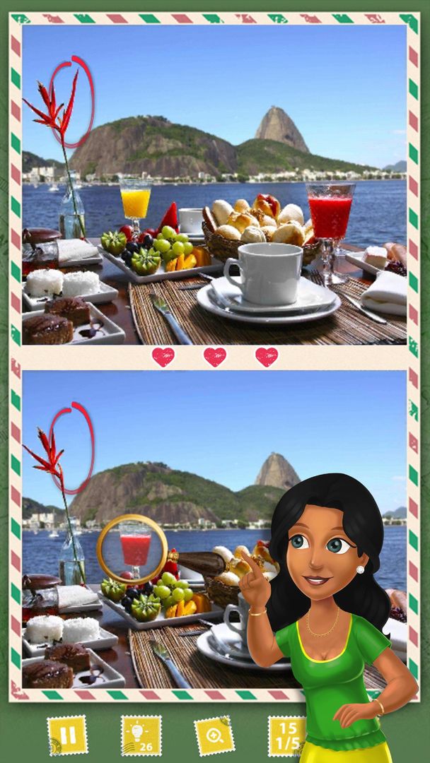 Find 5 Differences - Brazil screenshot game