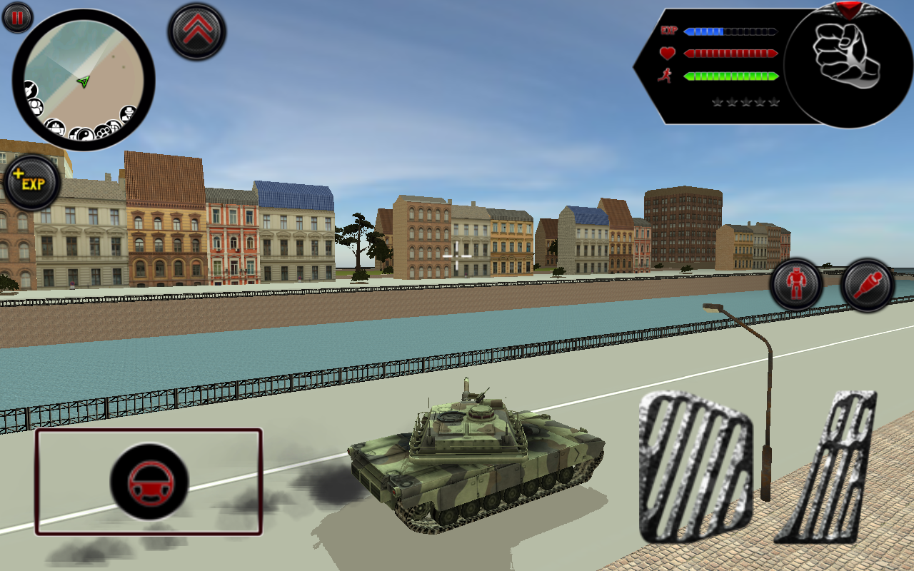 Urban War Robot Tank Game Screenshot