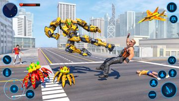 Robot Car 3D Fight & Transform Game Screenshot