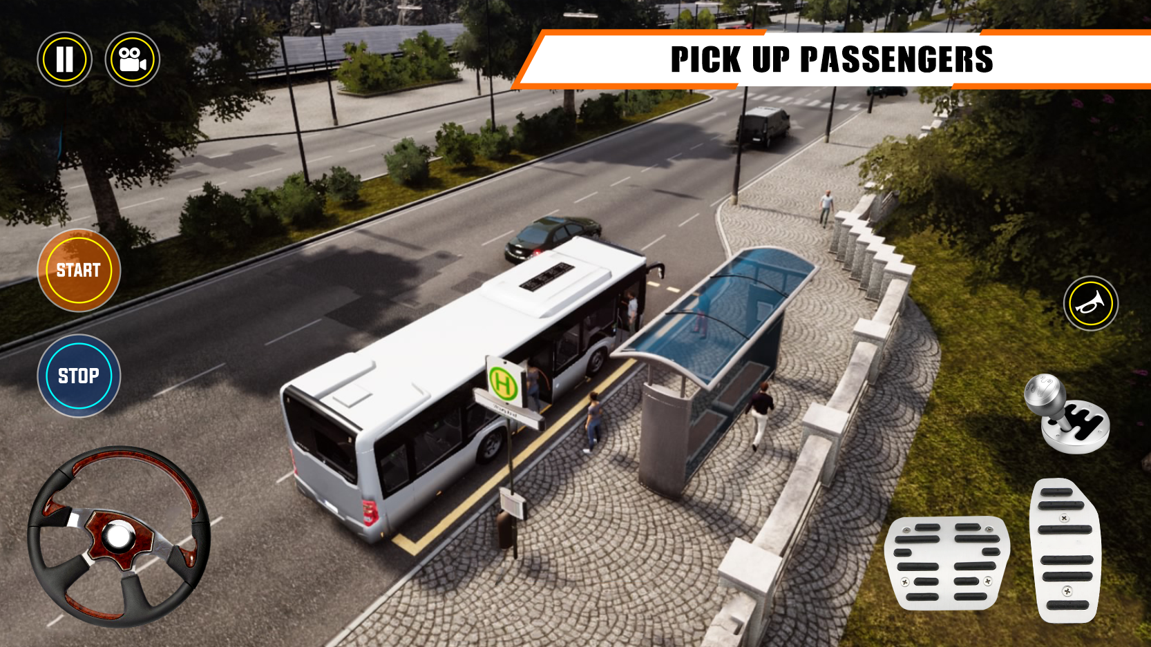 Bus Highway Drive Game Screenshot