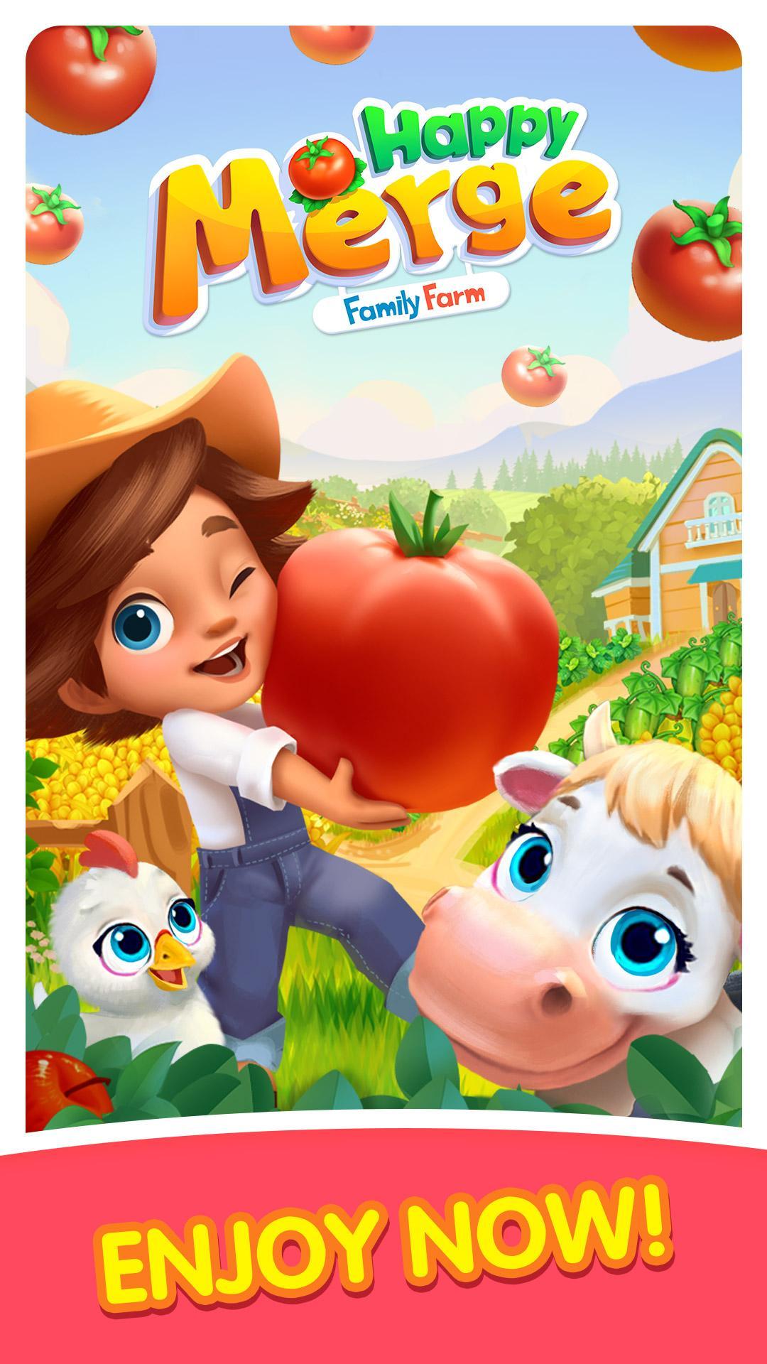 Happy Merge - Dream Farm Game Screenshot