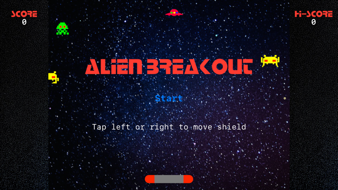 Cuplikan Layar Game Alien Breakout: Watch Game