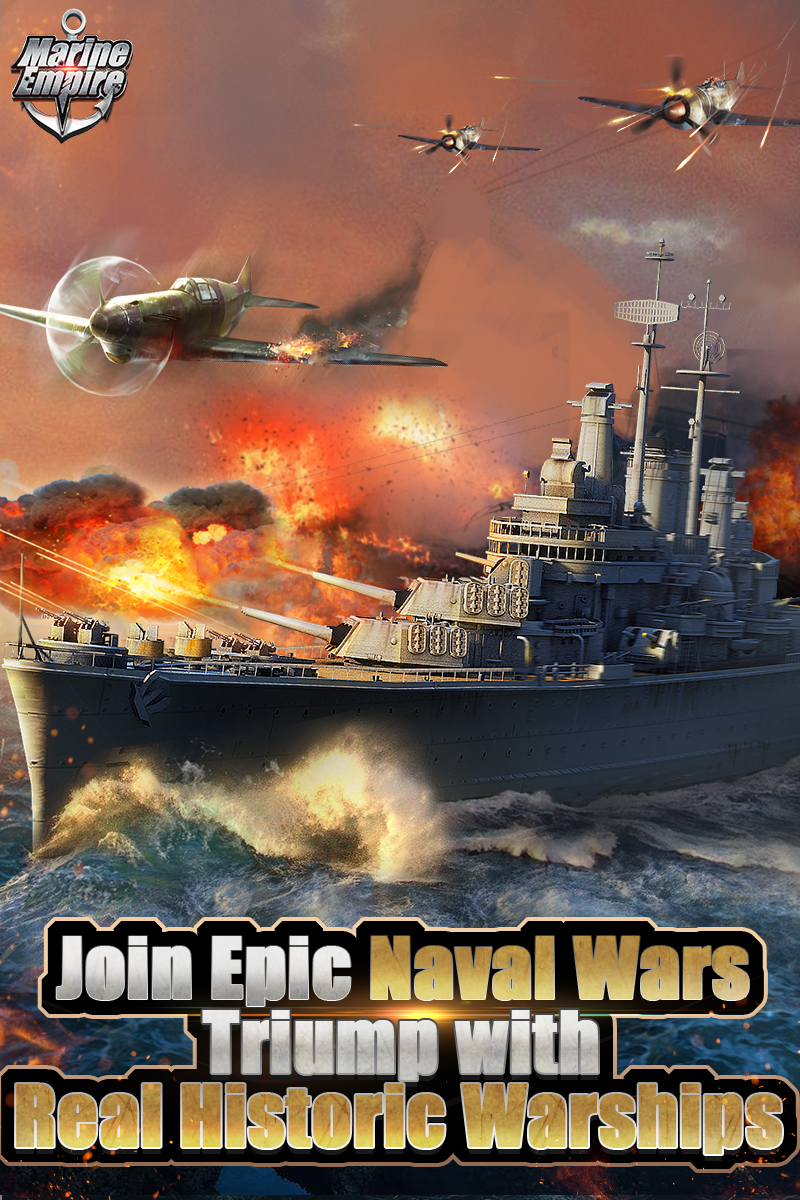 Screenshot 1 of Marine Empire: Kriegsschiffschlachten 1.0.8