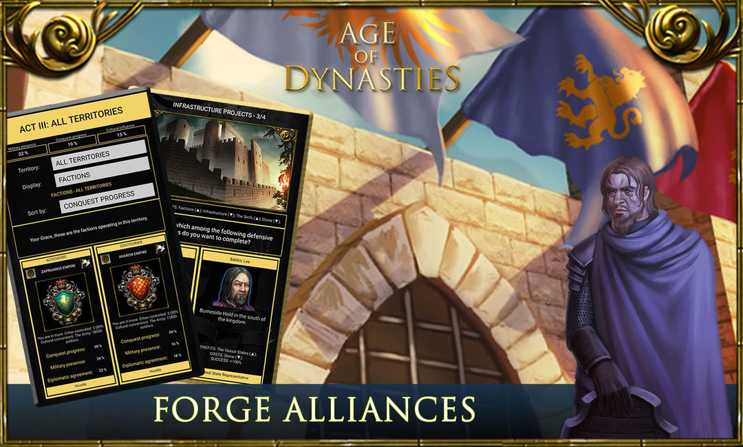Age of Dynasties: Medieval Sim ภาพหน้าจอเกม