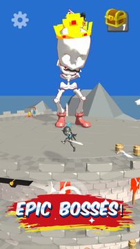 Oh My Hero. Skeleton Tower Game Screenshot