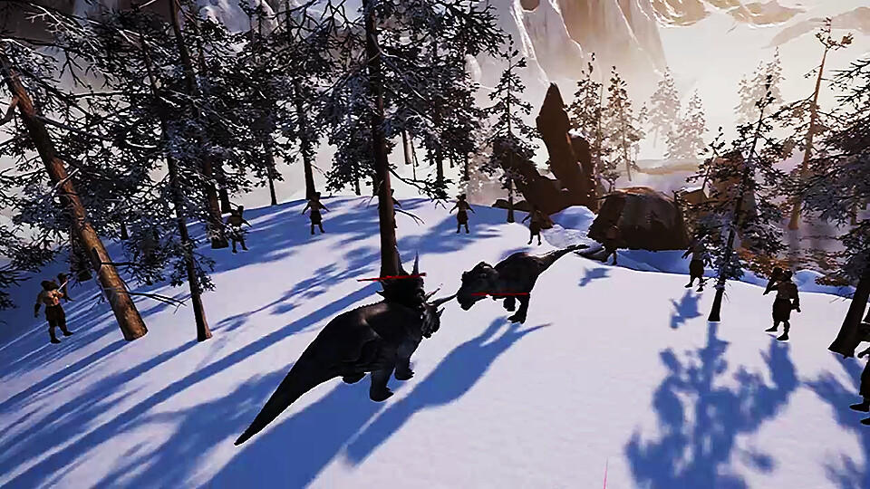 VR Dinosaur Gladiators Game Screenshot