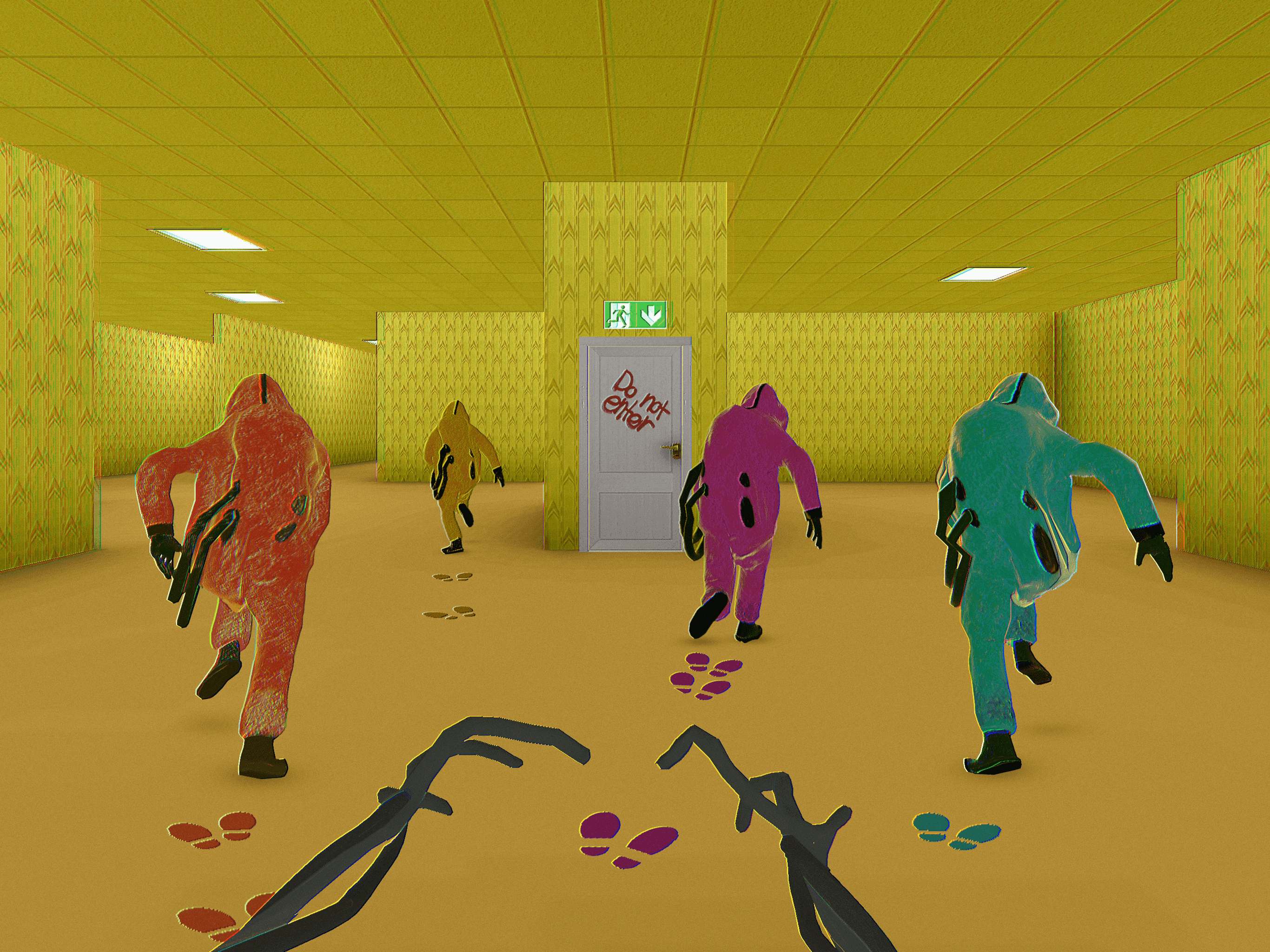 Hide in The Backrooms: Horror Game Screenshot