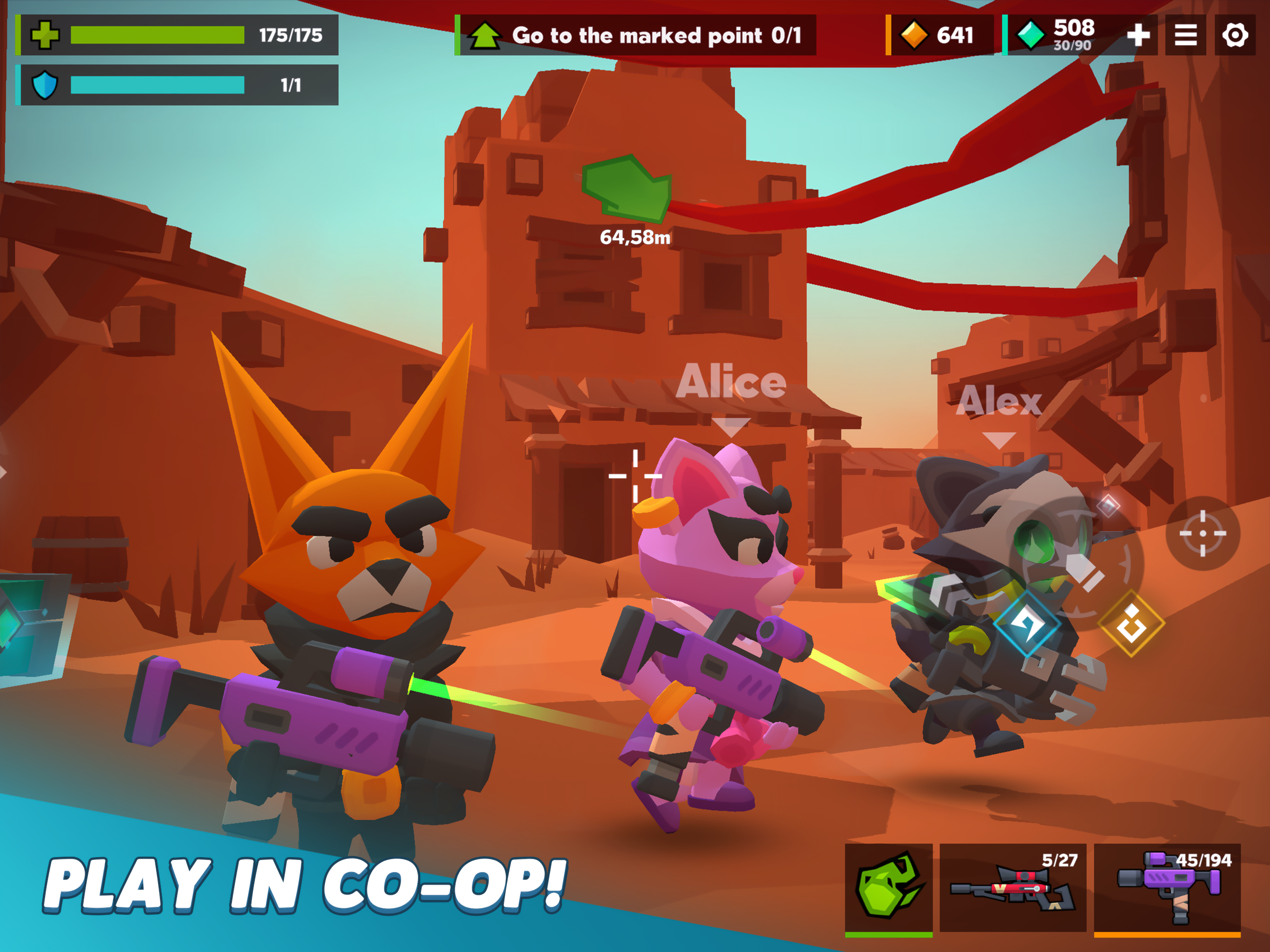 Feral Frontier Co-op Roguelike Game Screenshot