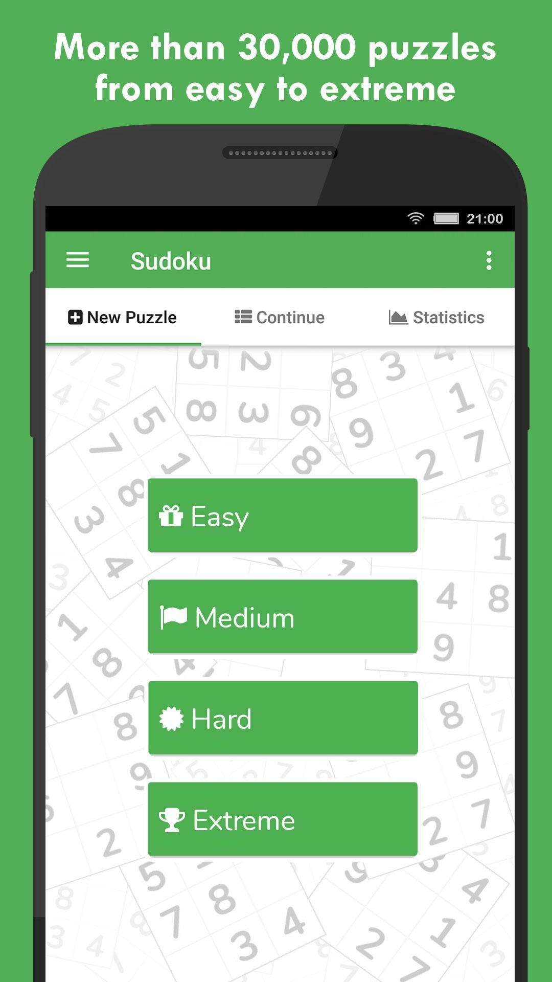 Скриншот игры Sudoku online : Free number puzzle game 2017
