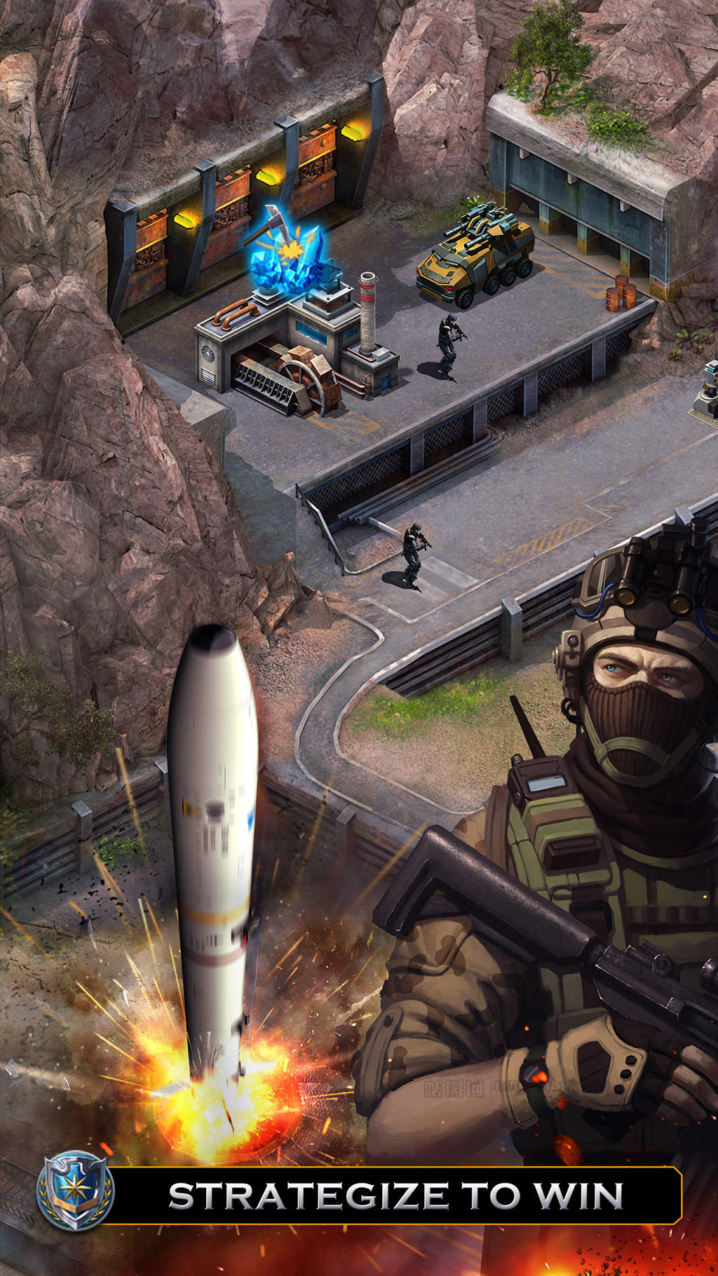 Empire Strike-Modern Warlords Game Screenshot