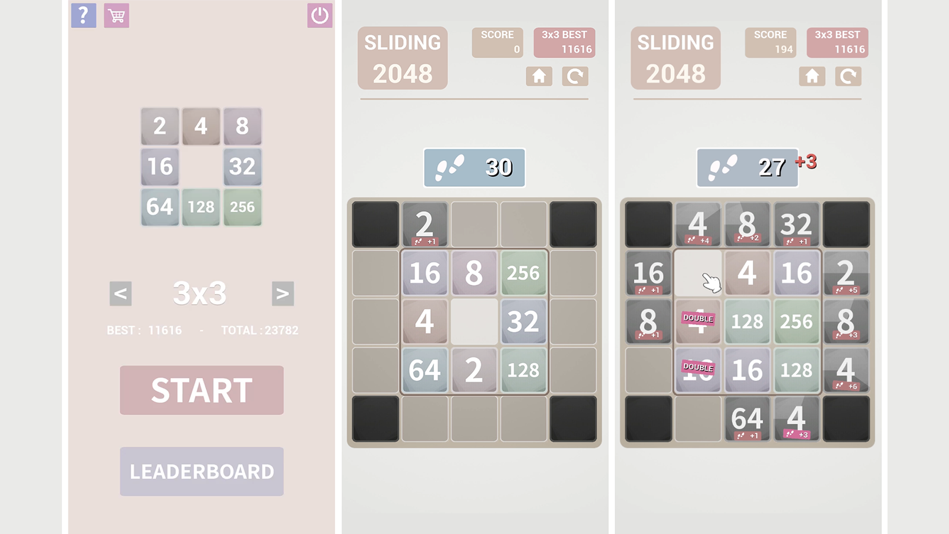 Sliding 2048 Game Screenshot