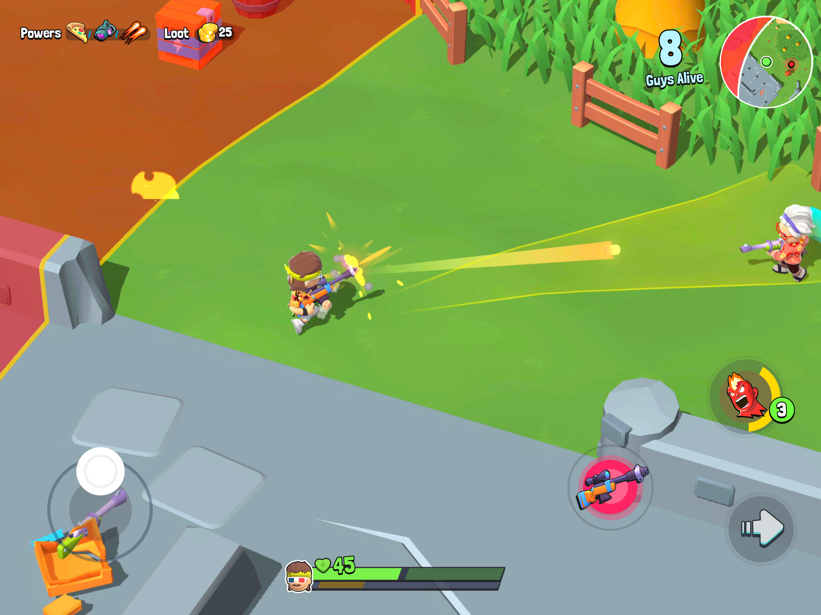Battle Guys : Royale Game Screenshot