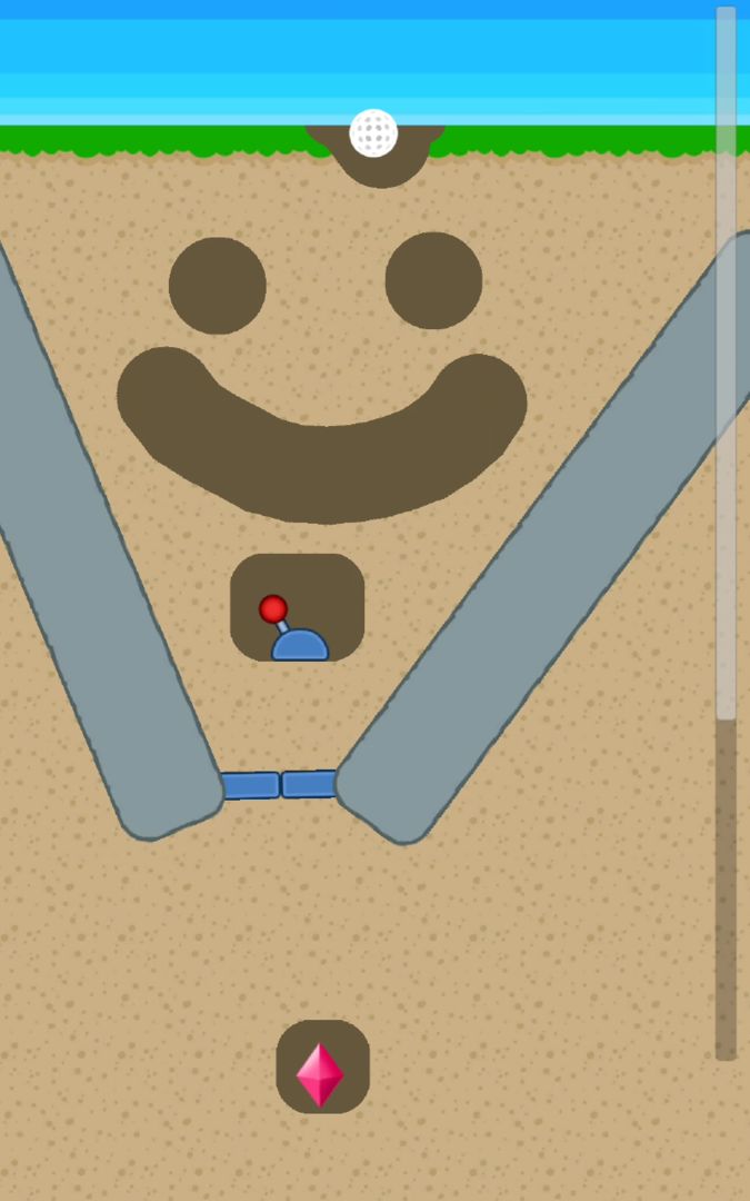 Dig it your way! - Ballz Cave screenshot game