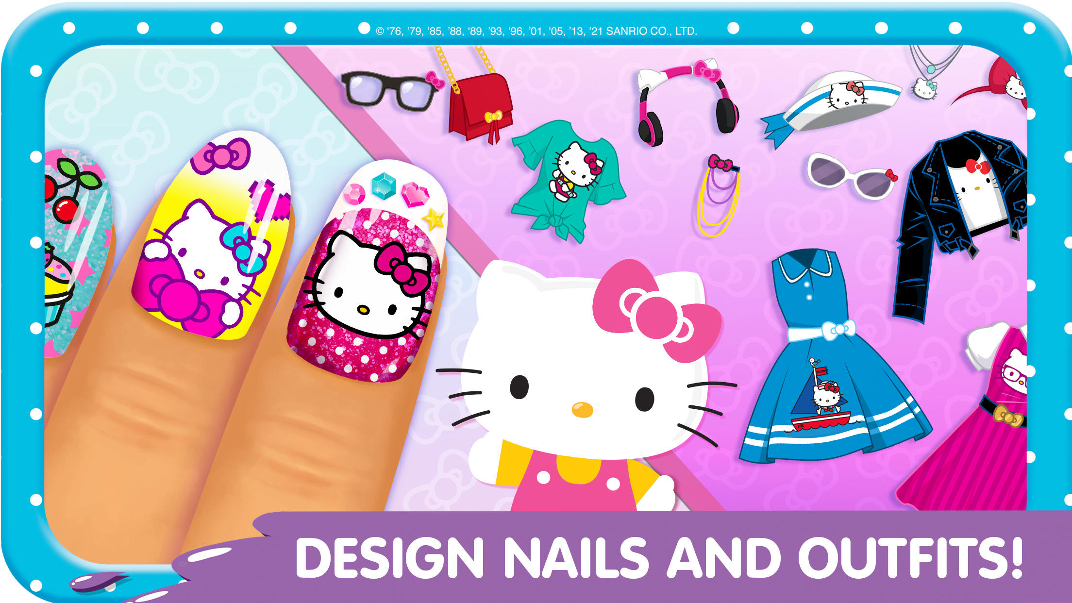 Hello Kitty Nail Salon Game Screenshot