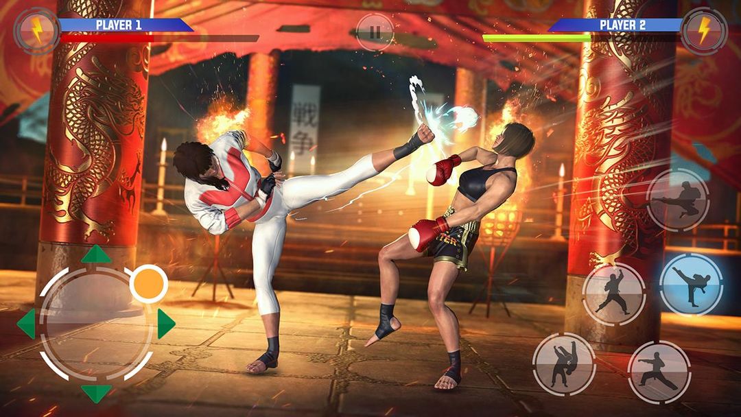 Kung FU Fighting Warriors Game ภาพหน้าจอเกม