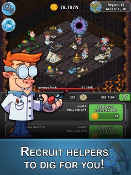 Tap Tap Dig - Idle Clicker Game 遊戲截圖