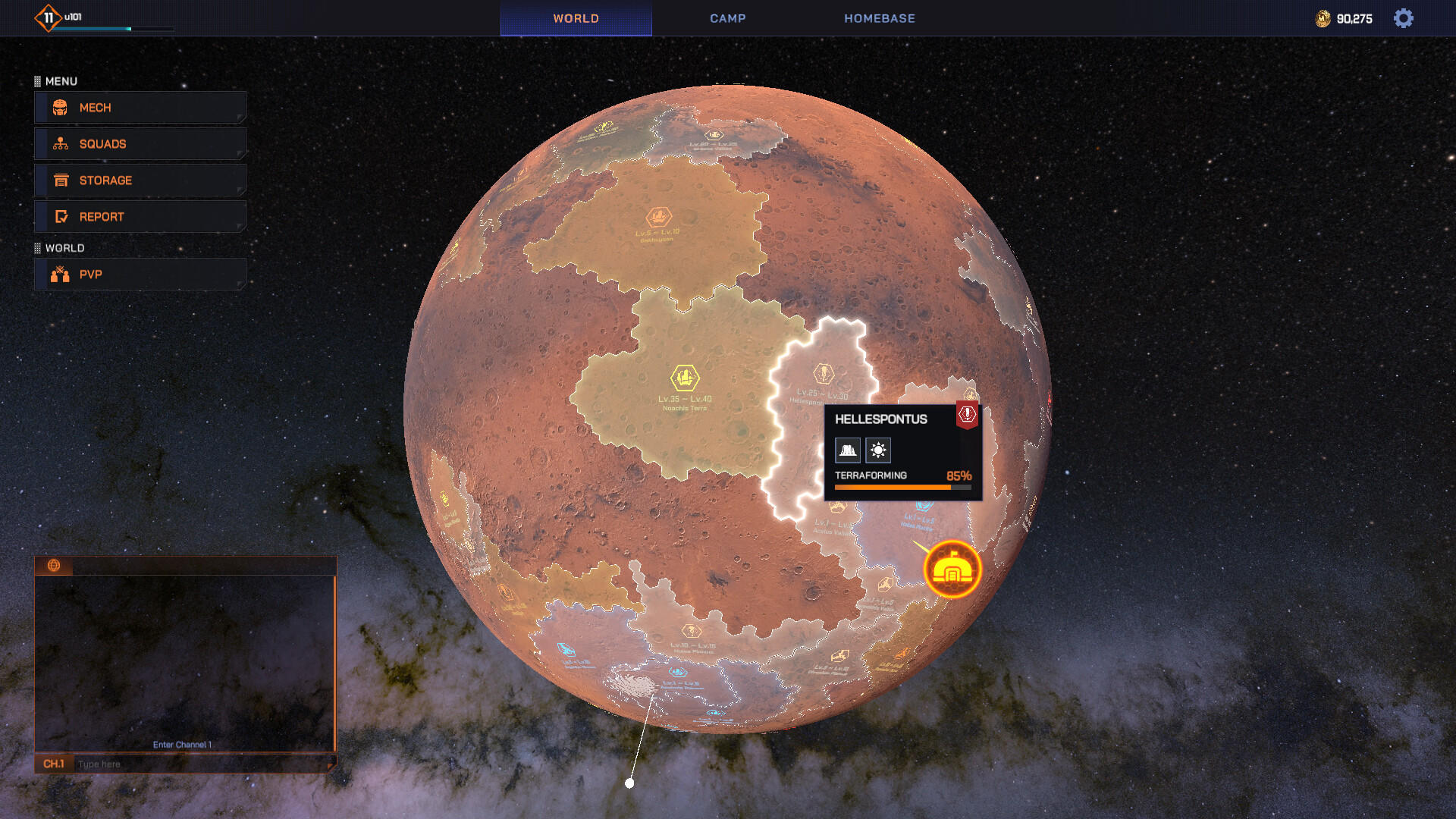 Screenshot of Space Gears