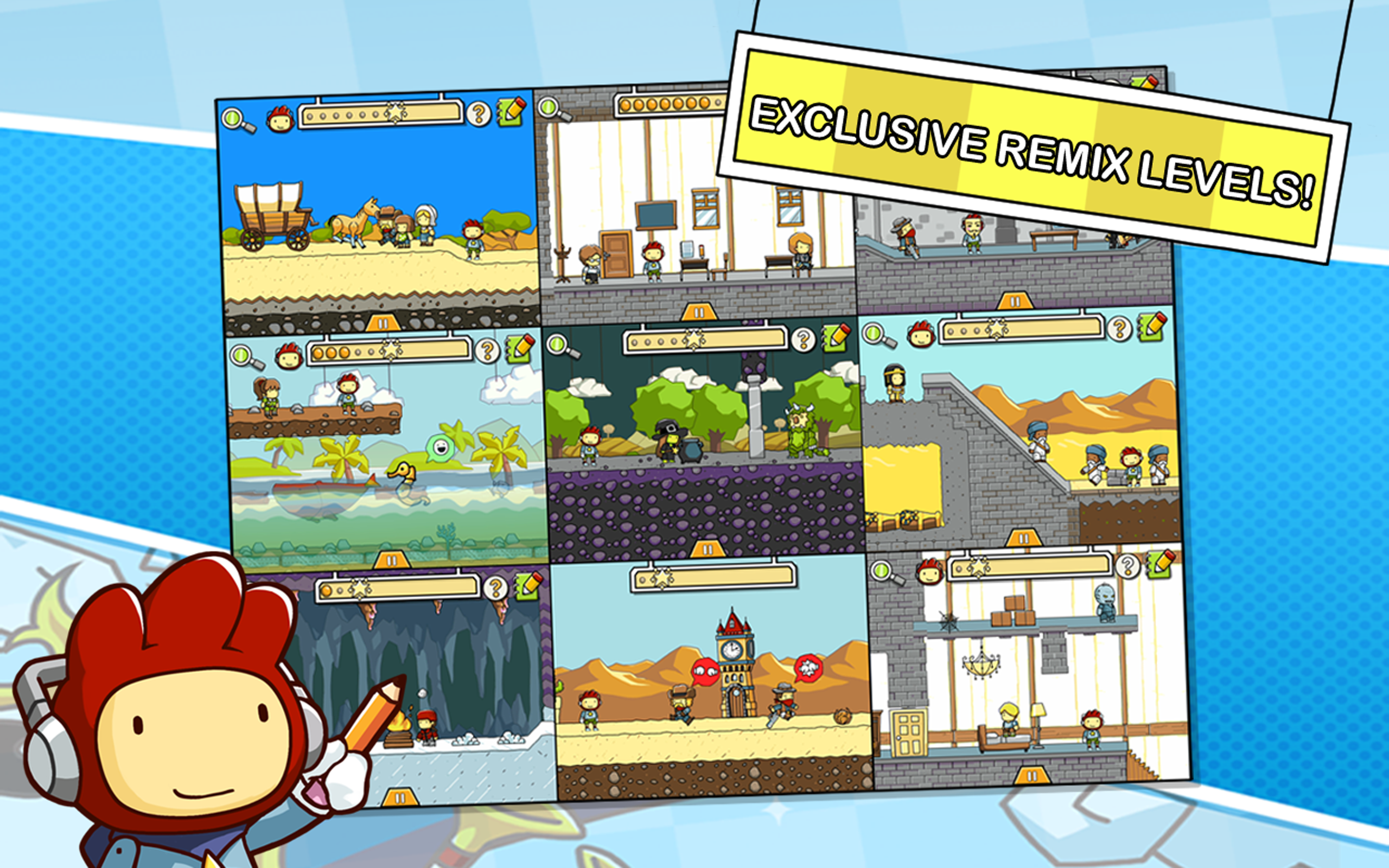 Scribblenauts Remix Game Screenshot