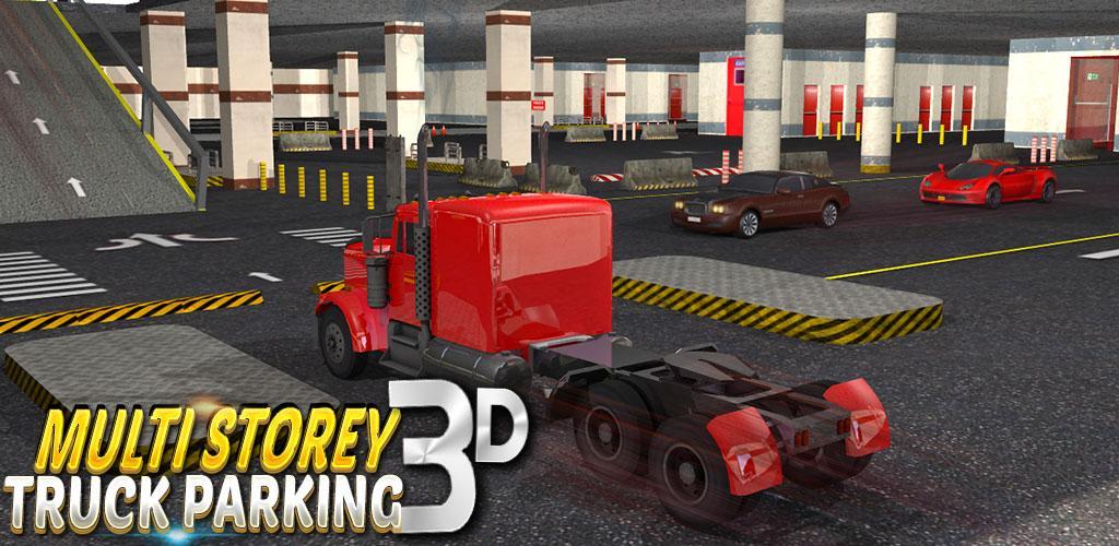 Estacionamento de caminhão vermelho versão móvel andróide iOS apk