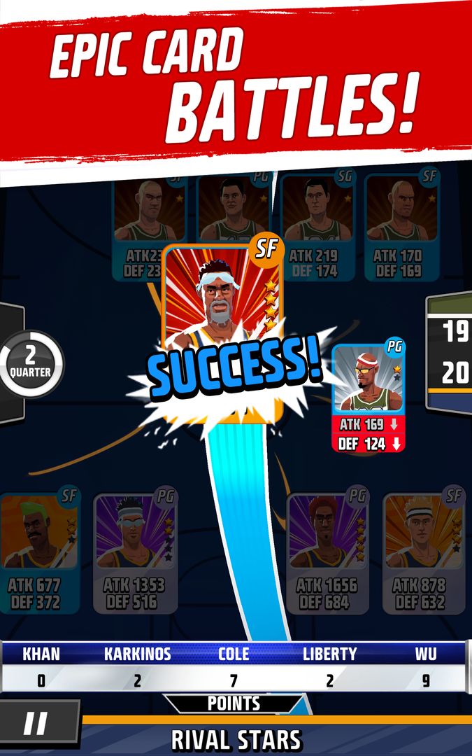 Screenshot of Rival Stars Basketball