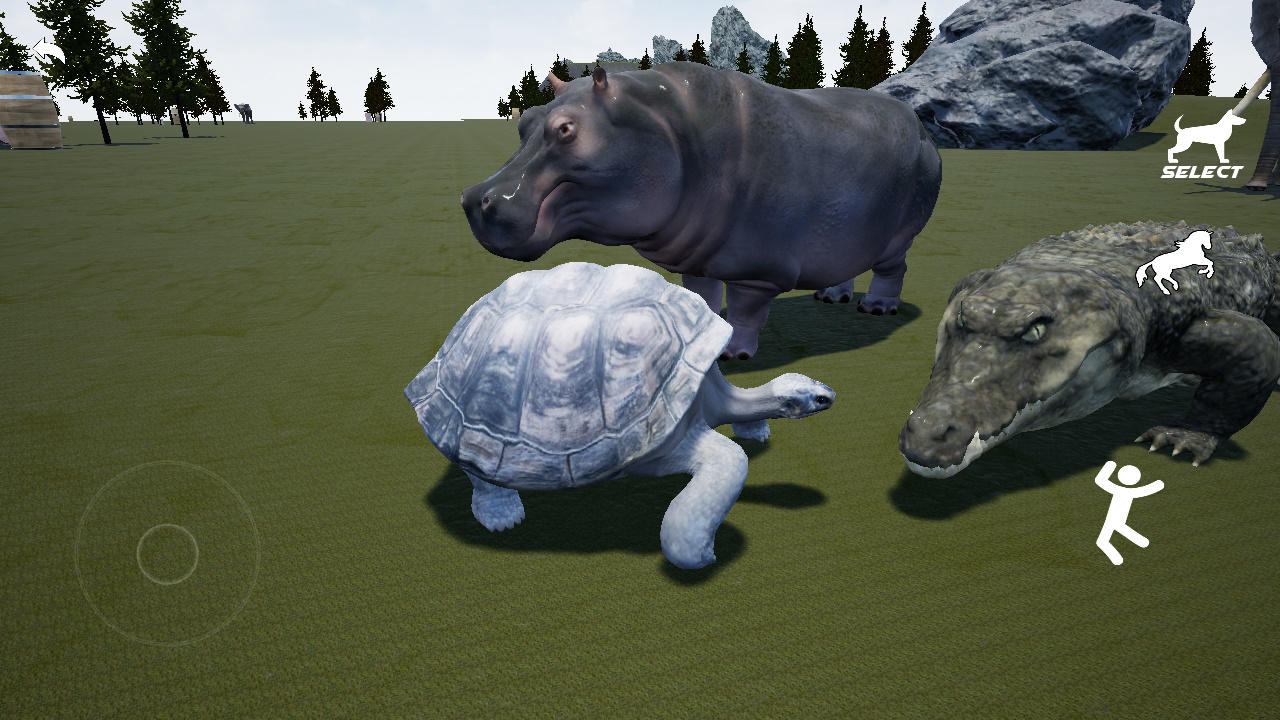 Cuplikan Layar Game Galapagos Simulator 3D