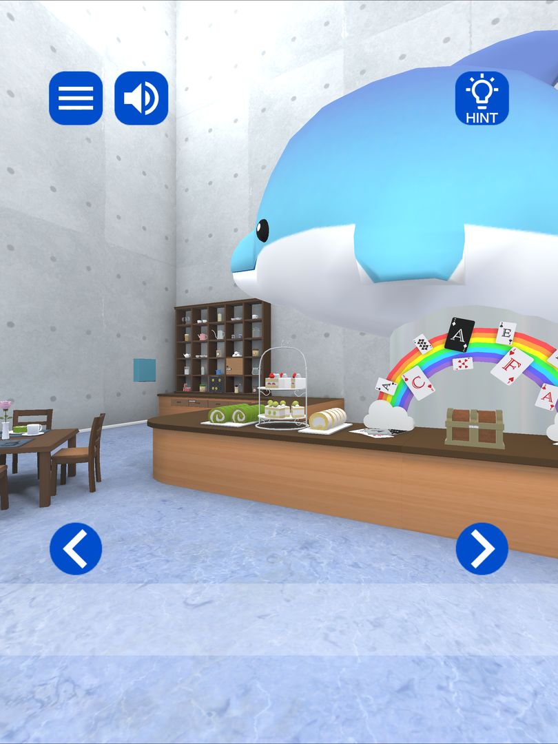 Screenshot of Room Escape Game:CAFE AQUARIUM