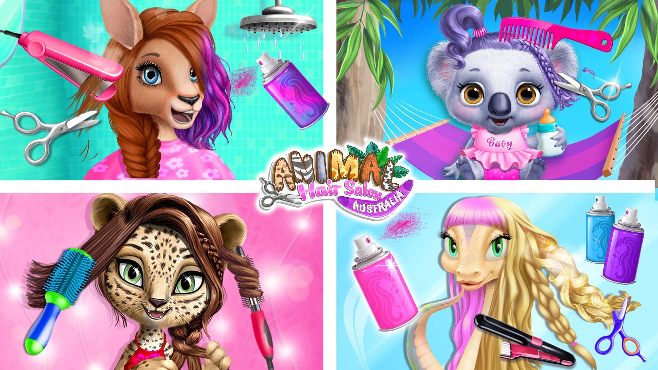 Animal Hair Salon Australia ゲームのスクリーンショット