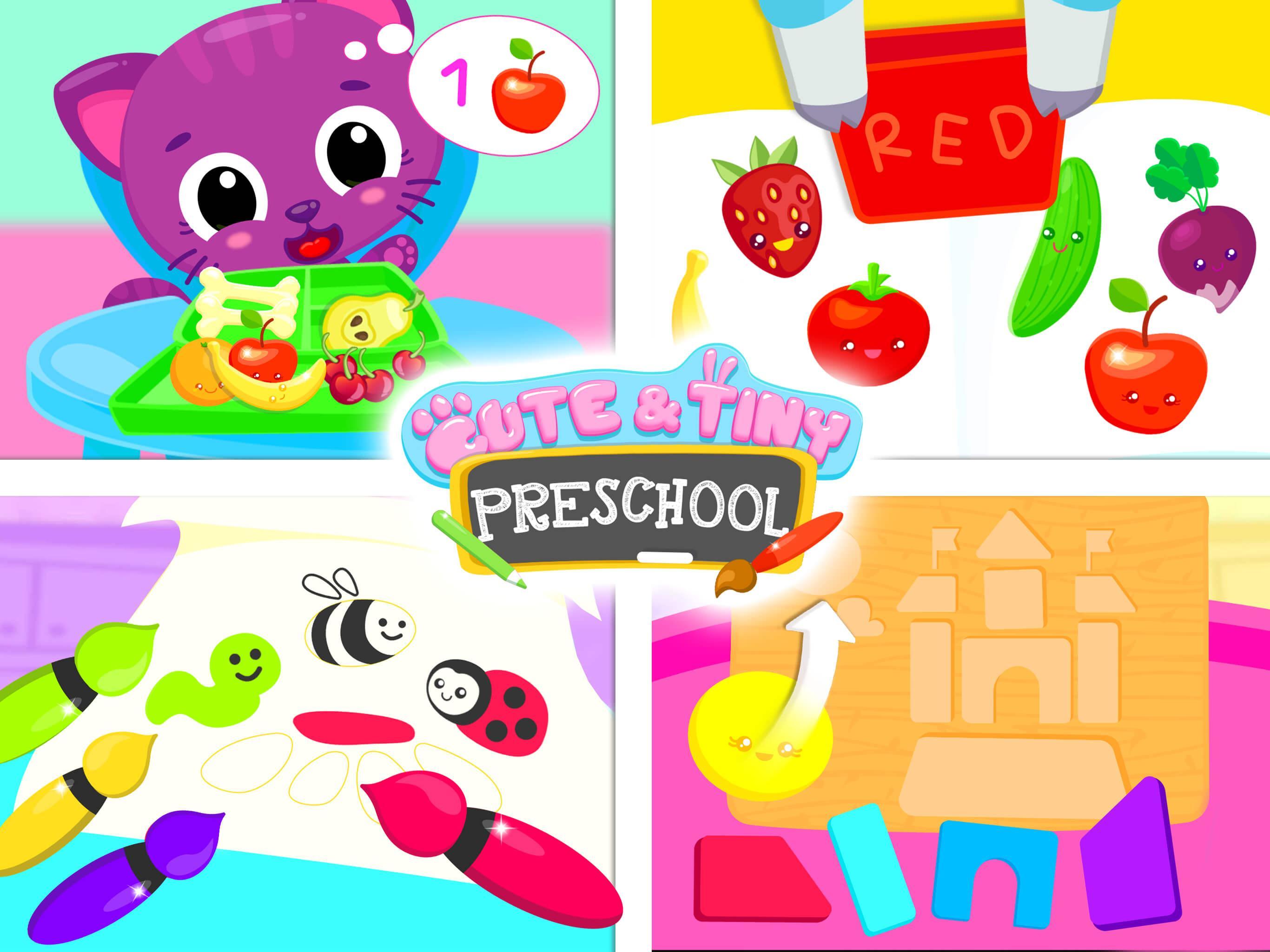 Ảnh chụp màn hình Cute & Tiny Preschool - Learning With Baby Pets