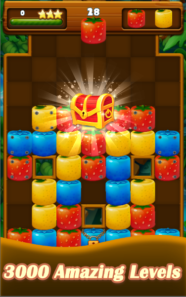Fruit Block Drop Game Screenshot