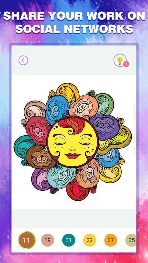 Screenshot of Happy Color By Number