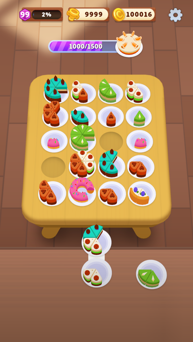 Cake Sort: 3D Color Puzzle Game Screenshot