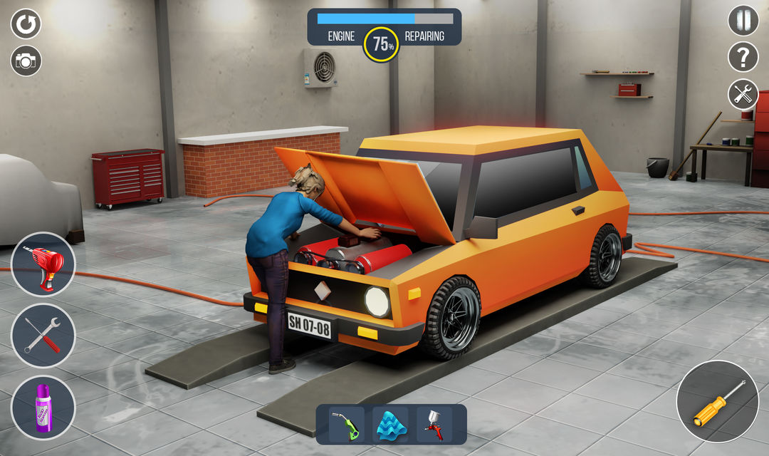 Car Mechanic - Car Wash Games ภาพหน้าจอเกม