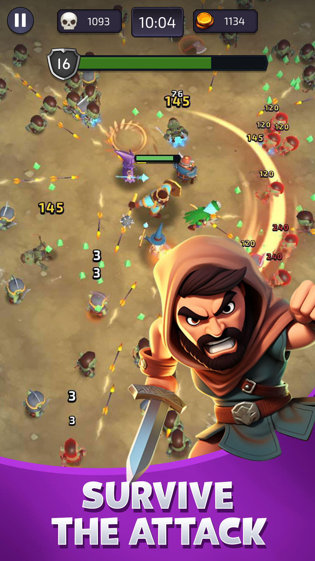 Royal Survivor: Heroes Battle Game Screenshot