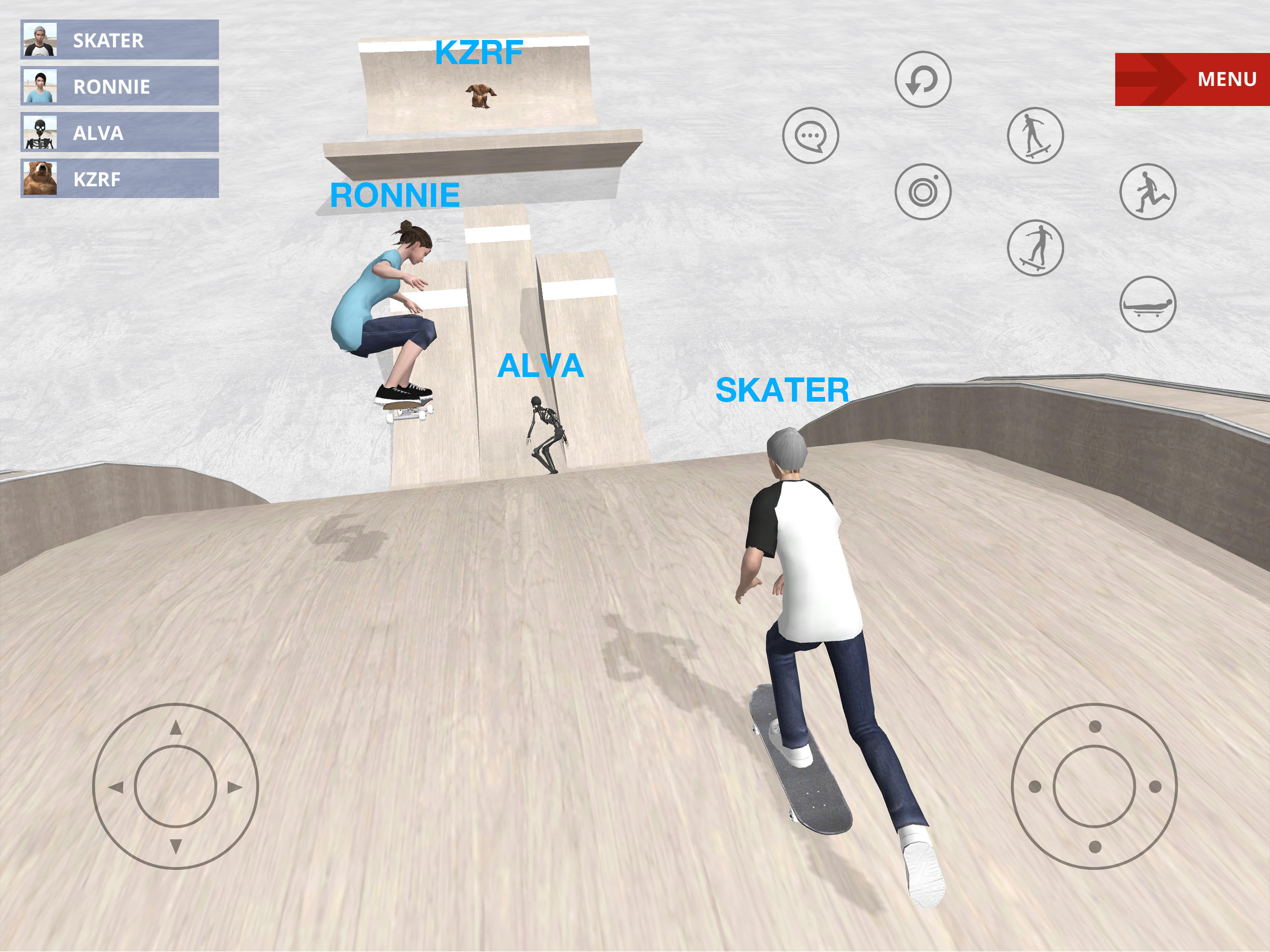 Skate Space Game Screenshot