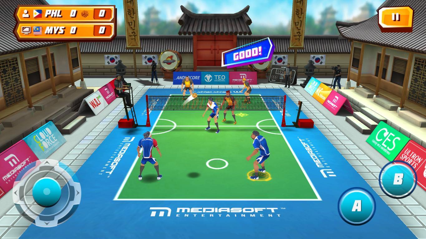 Roll Spike Sepak Takraw ภาพหน้าจอเกม
