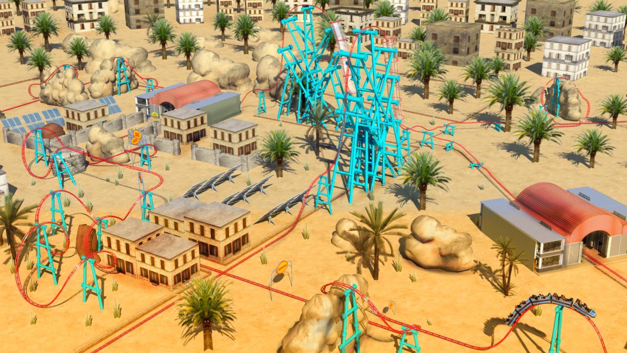 Cuplikan Layar Game Roller Coaster Games