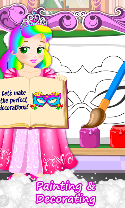 Cuplikan Layar Game Princess Party Girl Adventures