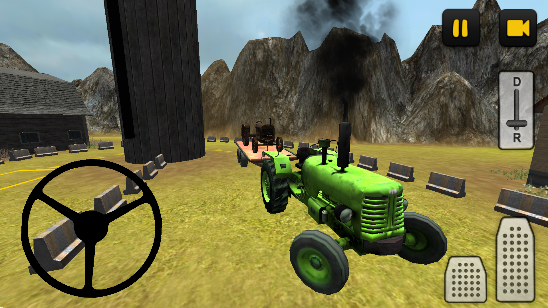 Classic Tractor Transport 3D Game Screenshot