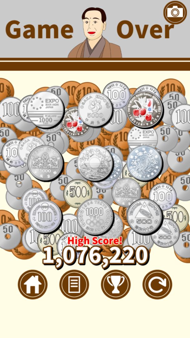 Shoot Coin Yen Exchange Puzzle screenshot game