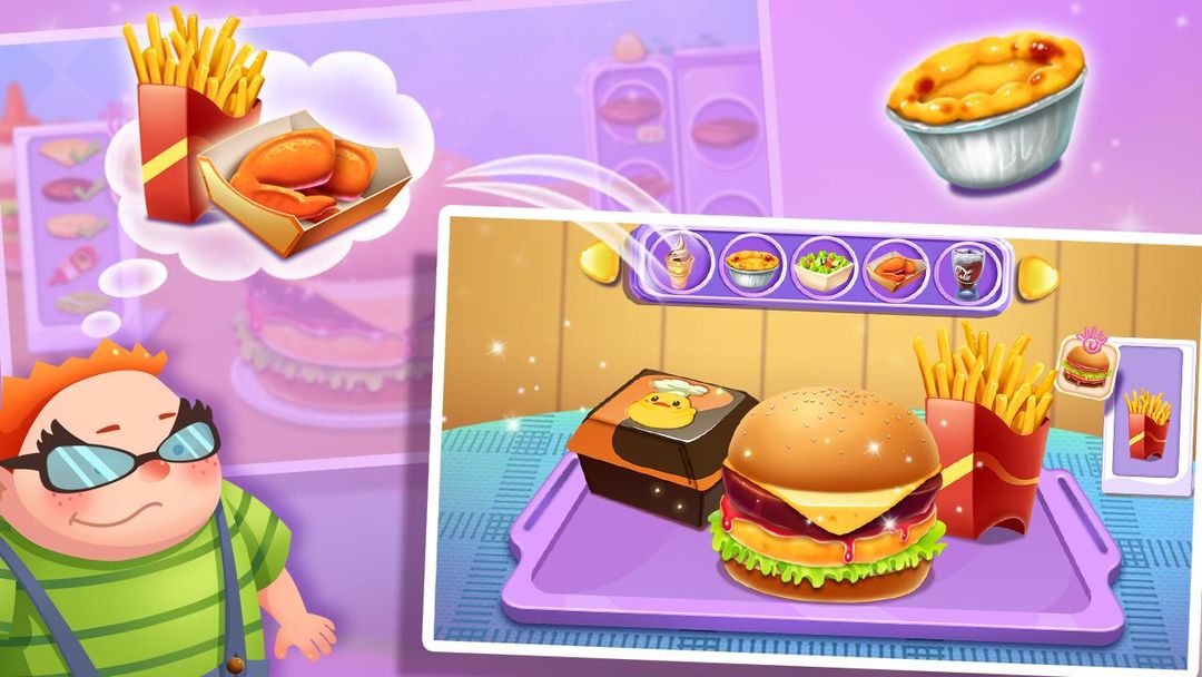 Screenshot of Yummy  Hamburger Cooking Game