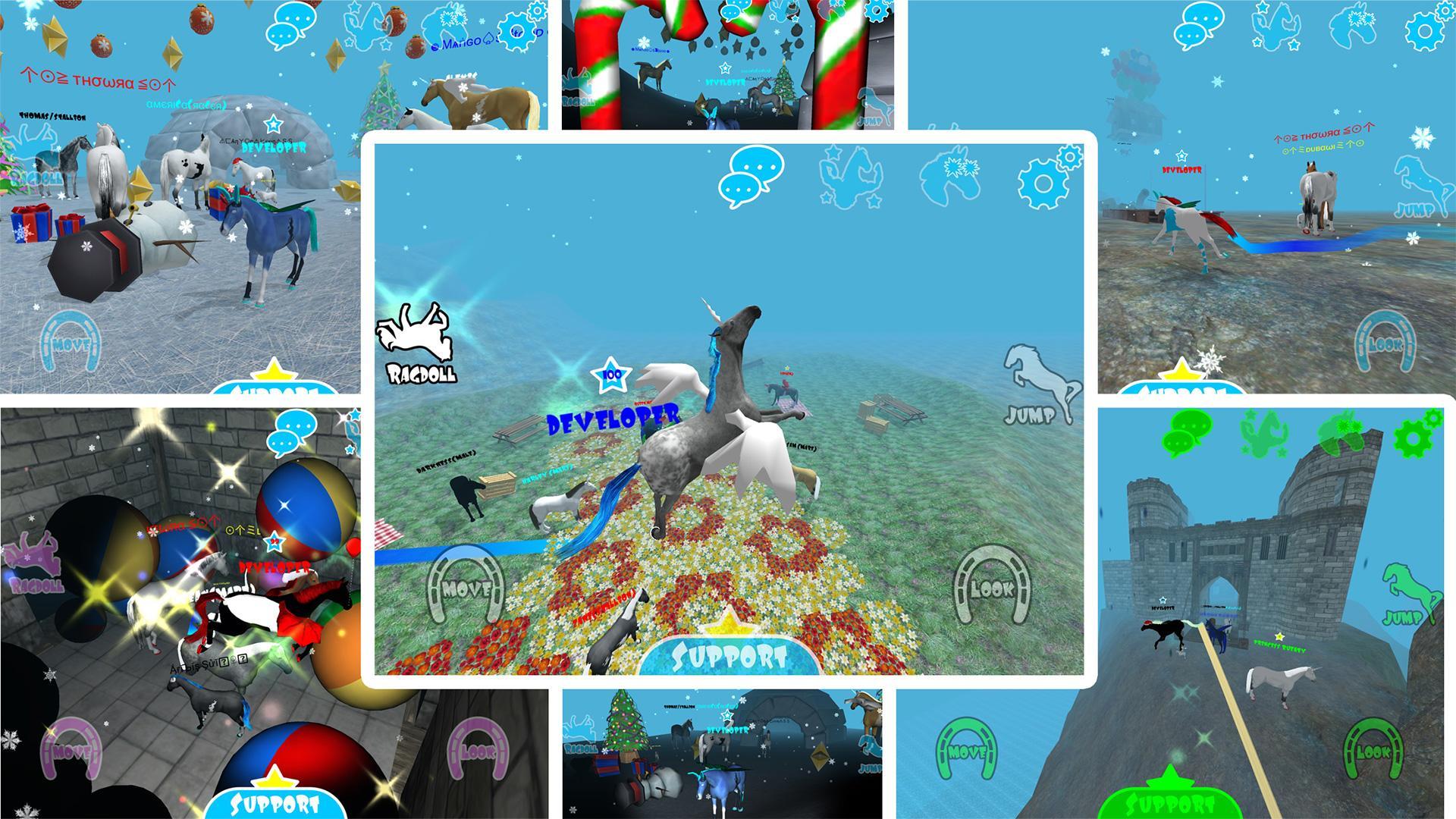 Hill Cliff Horse - Online 遊戲截圖