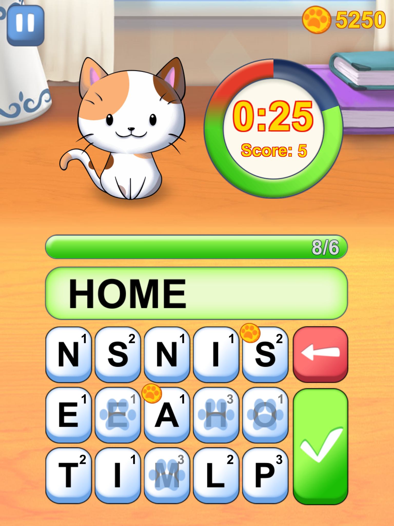 Word Cats Game Screenshot
