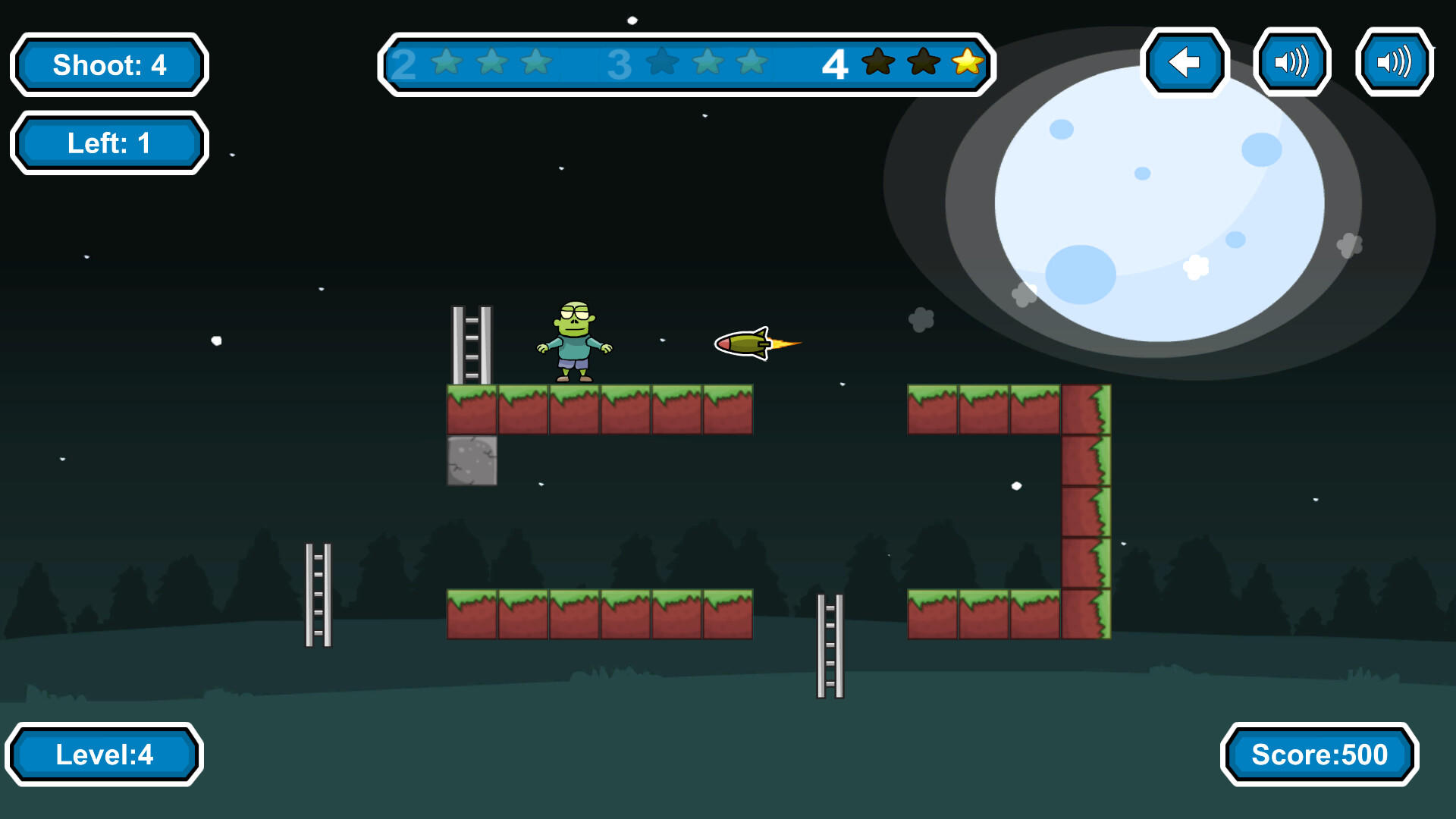 Screenshot of Zombies Rocket Boom Boom